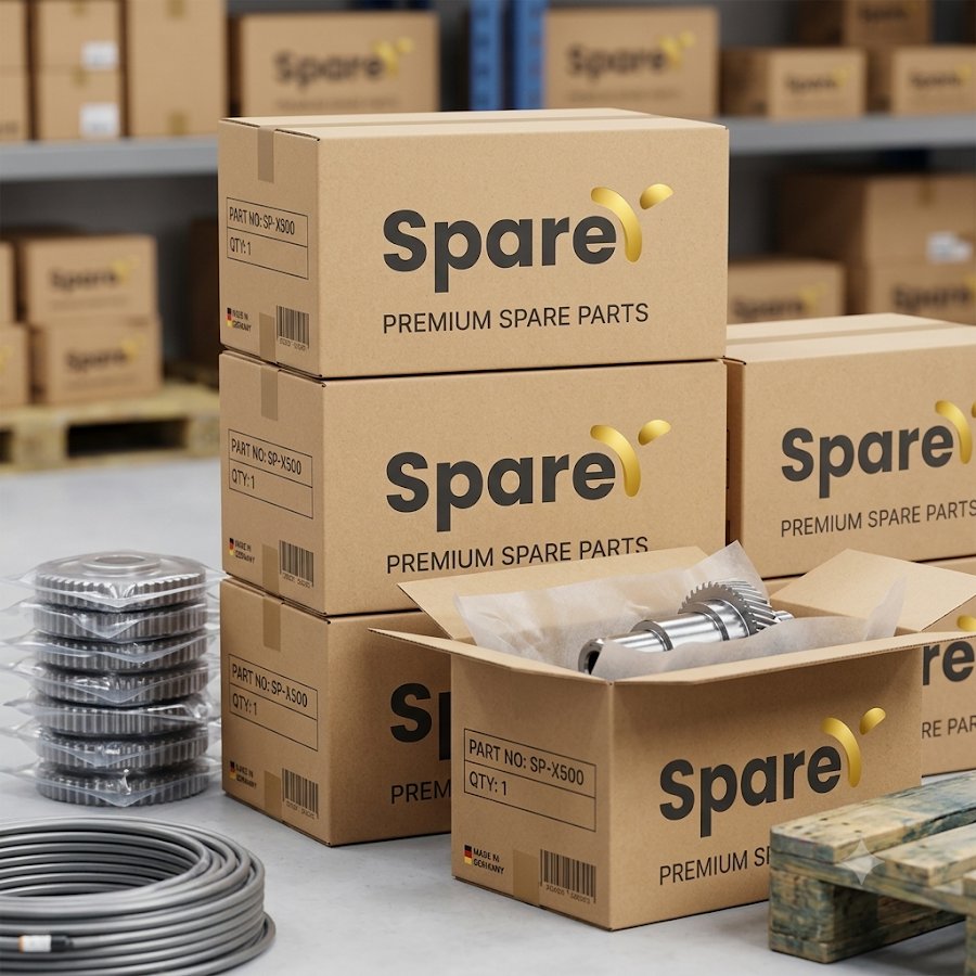 Sparey premium spare parts packaging