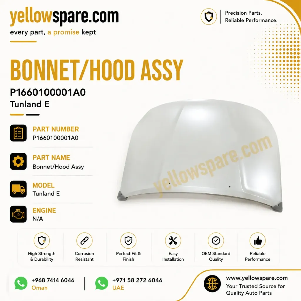 HOOD/BONNET ASSY TUN E