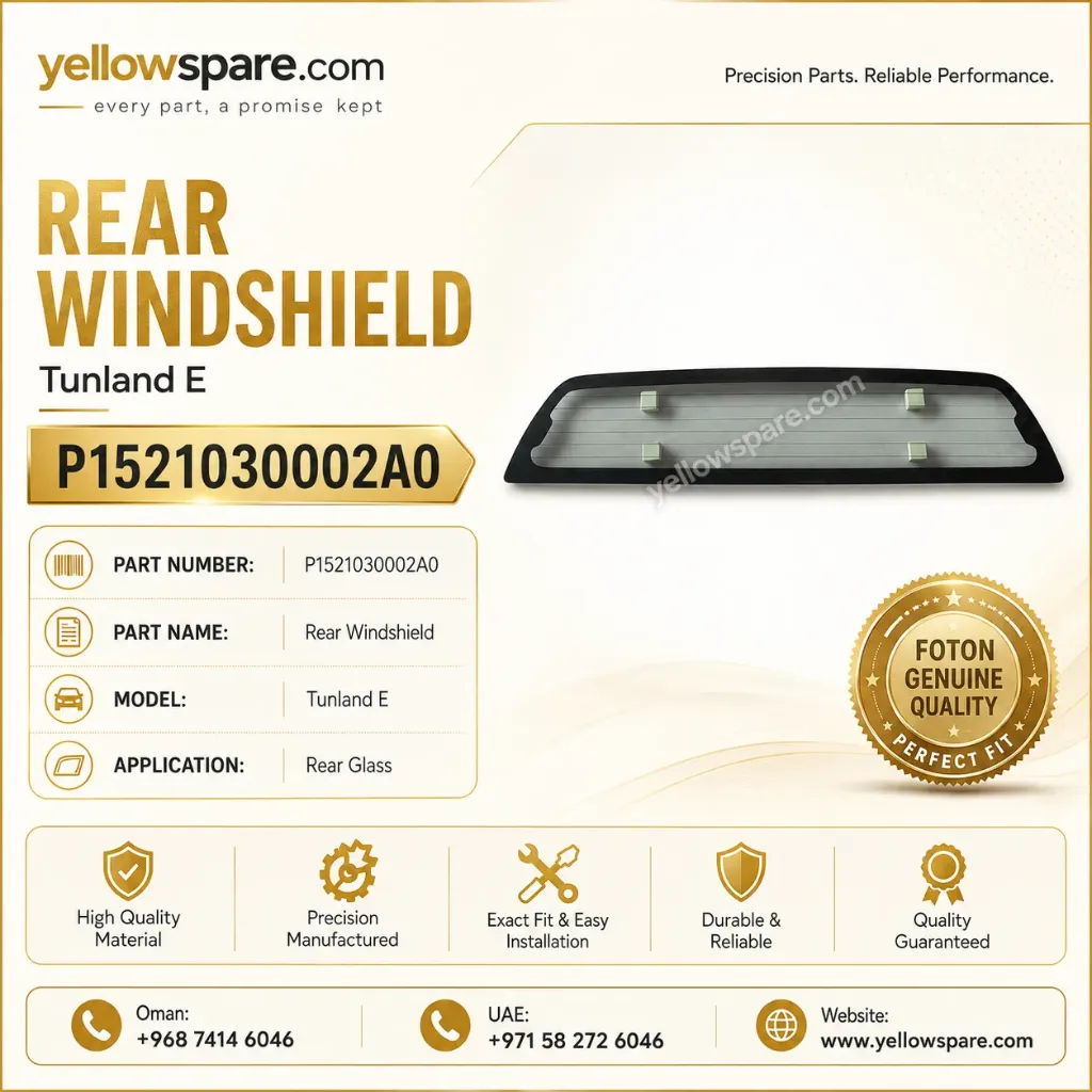 REAR WIND SHEILD GLASS TUN E
