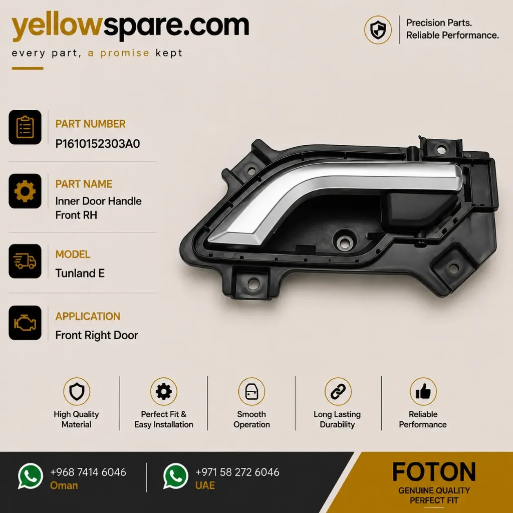 DOOR INNER HANDLE FRONT RH TUN E