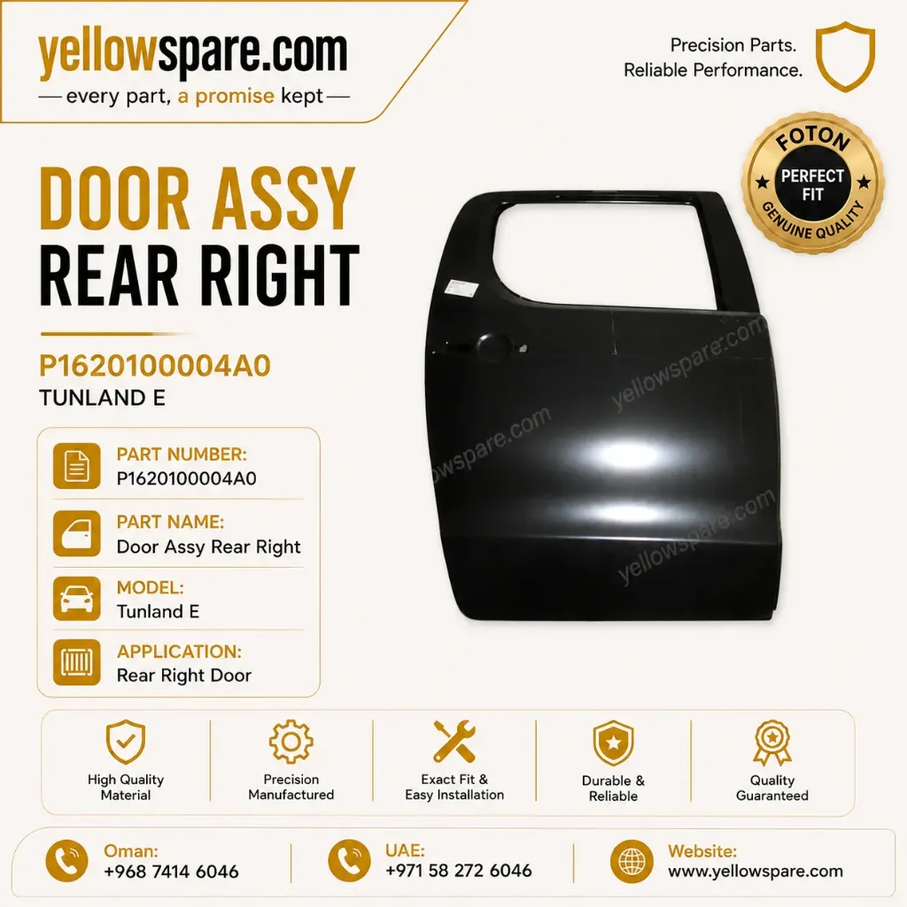 DOOR ASSY REAR RIGHT TUN E
