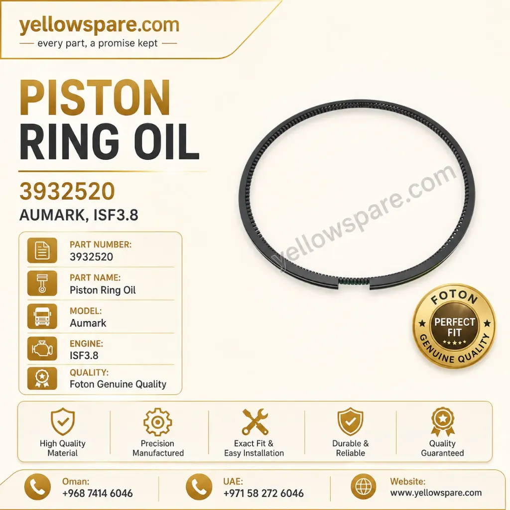PISTON RING OIL ISF3.8