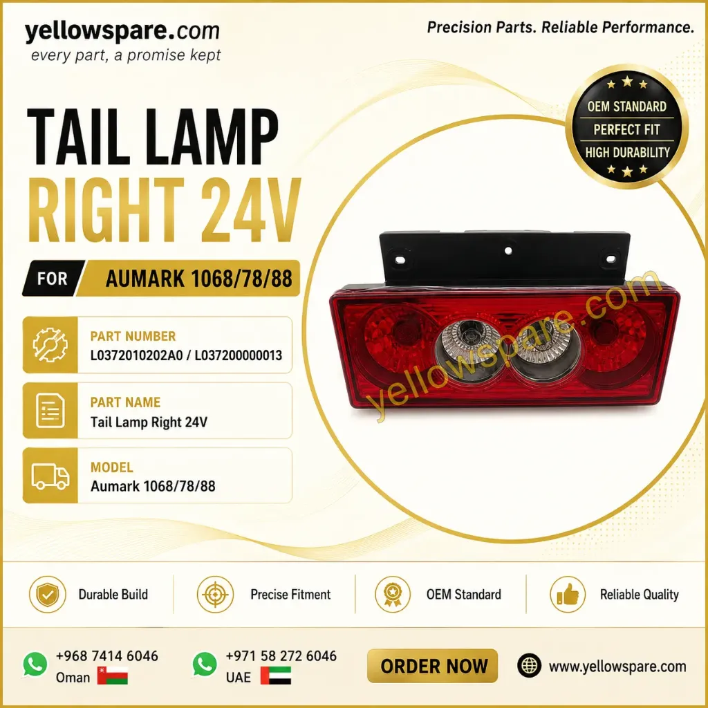 TAIL LAMP RIGHT  24V 1068/78/88