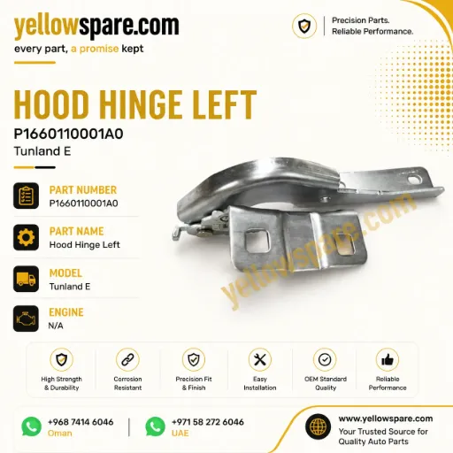 HOOD HINGE LEFT TUN E