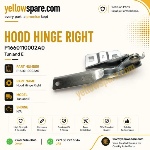 HOOD HINGE RIGHT TUN E