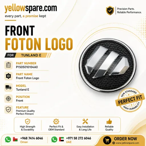 FRONT FOTON LOGO TUN E