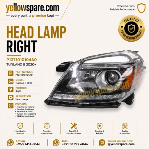 HEAD LAMP RIGHT  TUN E
