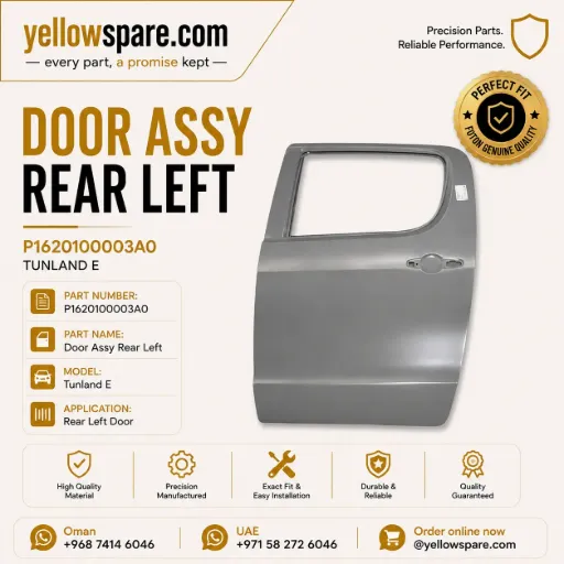 DOOR ASSY REAR LEFT TUN E