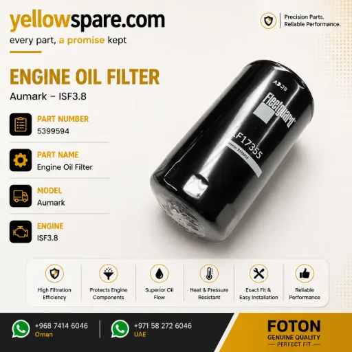 ENGINE OIL FILTER METAL ISF3.8