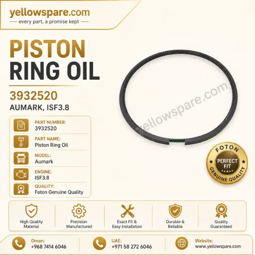PISTON RING OIL ISF3.8