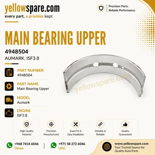 MAIN BEARING UPPER ISF3.8