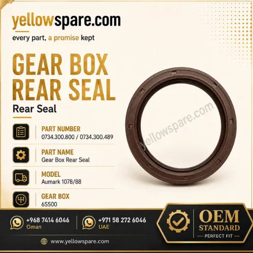GEAR BOX REAR SEAL 6S500