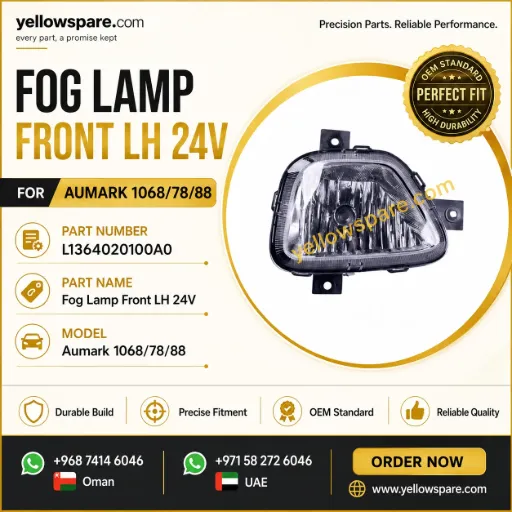 FOG LAMP FRONT LH 24V 1068/78/88