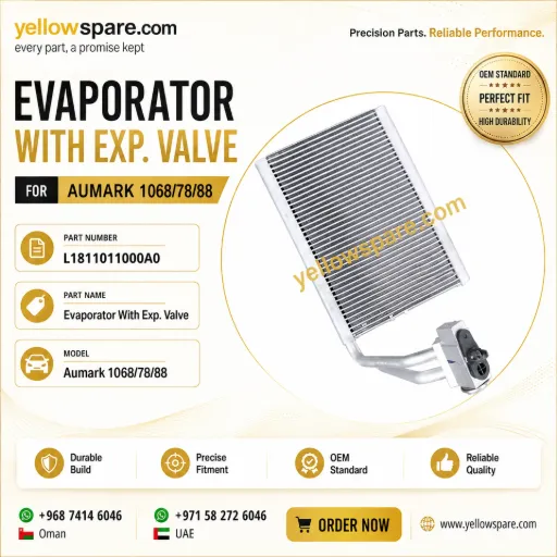 EVAPORATOR WITH EXP VALVE 1068/78/88